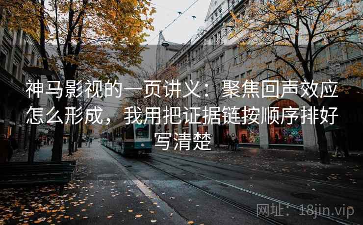 神马影视的一页讲义：聚焦回声效应怎么形成，我用把证据链按顺序排好写清楚